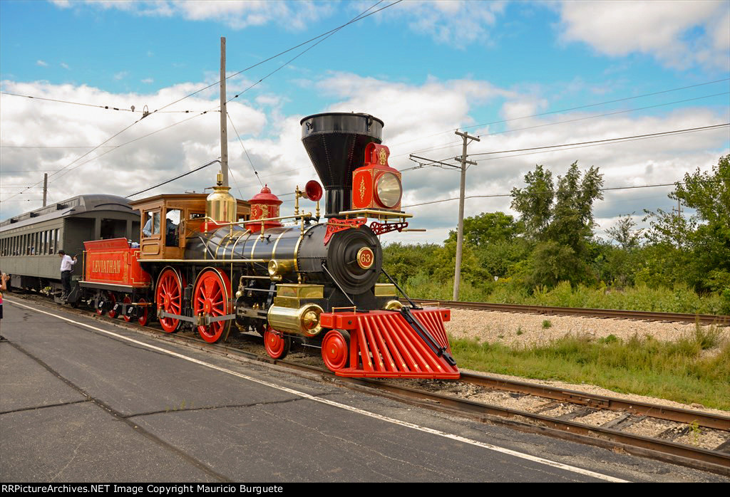 CPRR Leviathan Steam Locomotive